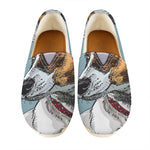 Drawing Jack Russell Terrier Print Casual Shoes