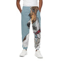 Drawing Jack Russell Terrier Print Cotton Sweatpants