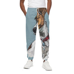 Drawing Jack Russell Terrier Print Cotton Pants