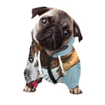 Drawing Jack Russell Terrier Print Dog Zip Up Hoodie