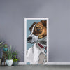 Drawing Jack Russell Terrier Print Door Sticker