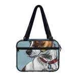 Drawing Jack Russell Terrier Print Double Strap Bible Bag