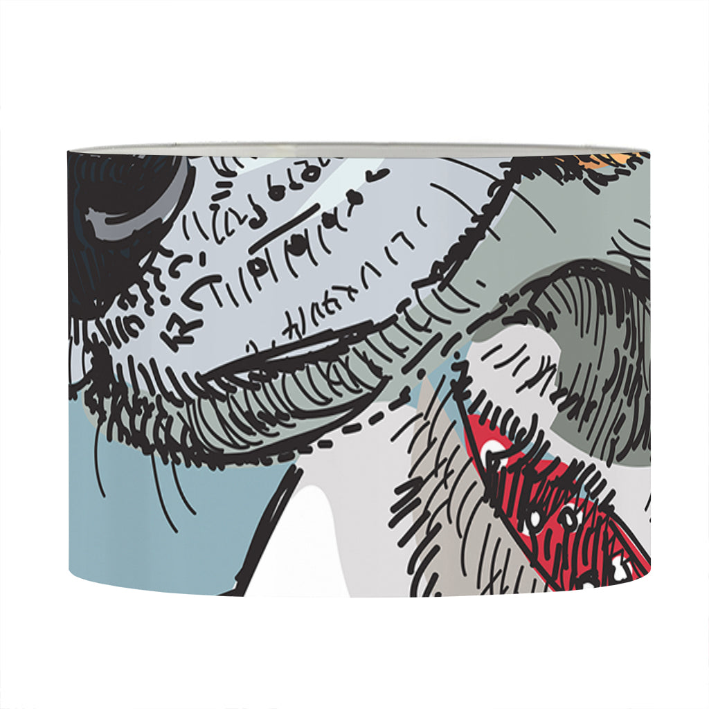 Drawing Jack Russell Terrier Print Drum Lamp Shade