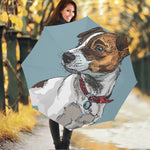 Drawing Jack Russell Terrier Print Foldable Umbrella
