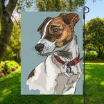 Drawing Jack Russell Terrier Print Garden Flag