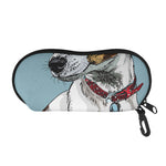Drawing Jack Russell Terrier Print Glasses Case