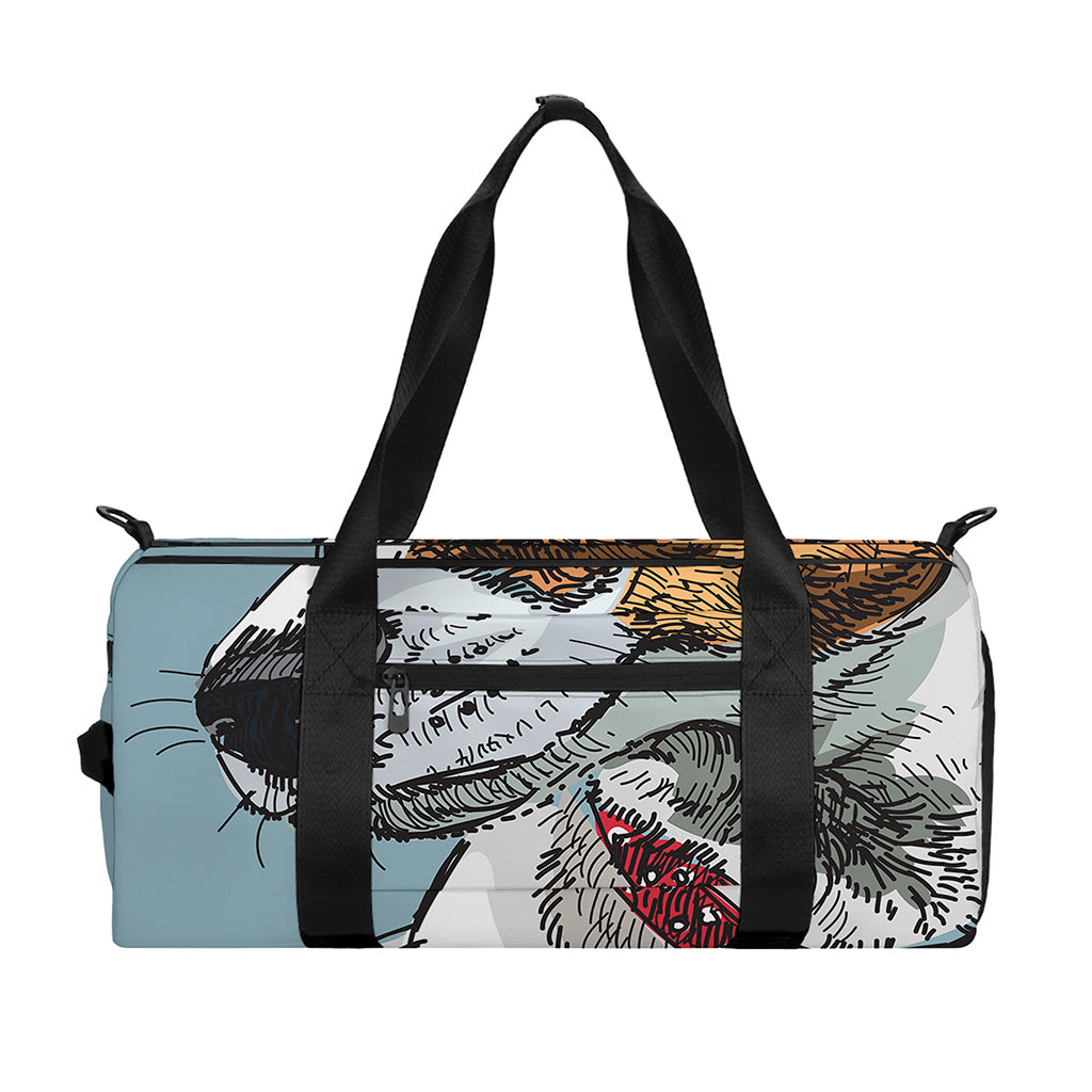 Drawing Jack Russell Terrier Print Gym Bag