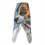 Drawing Jack Russell Terrier Print Hammer Pants