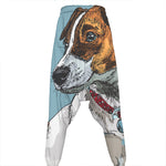 Drawing Jack Russell Terrier Print Hammer Pants