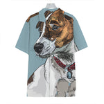 Drawing Jack Russell Terrier Print Hawaiian Shirt
