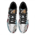 Drawing Jack Russell Terrier Print High Top Leather Sneakers