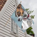 Drawing Jack Russell Terrier Print House Flag