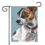 Drawing Jack Russell Terrier Print House Flag