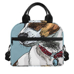 Drawing Jack Russell Terrier Print Insulated Lunch Bag
