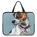 Drawing Jack Russell Terrier Print Laptop Sleeve With Handle