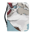 Drawing Jack Russell Terrier Print Leather Bible Cover