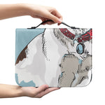 Drawing Jack Russell Terrier Print Leather Bible Cover