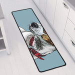 Drawing Jack Russell Terrier Print Long Kitchen Mat