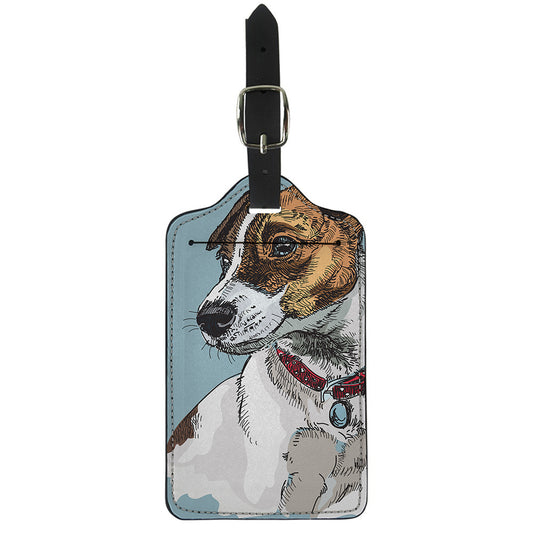 Drawing Jack Russell Terrier Print Luggage Tag