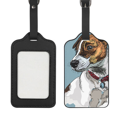 Drawing Jack Russell Terrier Print Luggage Tag