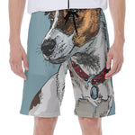 Drawing Jack Russell Terrier Print Men's Beach Shorts