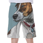 Drawing Jack Russell Terrier Print Men's Beach Shorts
