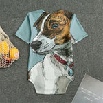 Drawing Jack Russell Terrier Print Men's Bodysuit