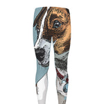 Drawing Jack Russell Terrier Print Men's leggings