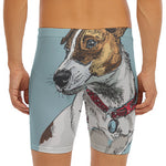 Drawing Jack Russell Terrier Print Men's Long Boxer Briefs