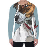 Drawing Jack Russell Terrier Print Men's Long Sleeve T-Shirt