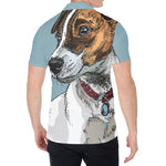 Drawing Jack Russell Terrier Print Men's Shirt