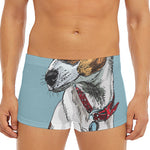 Drawing Jack Russell Terrier Print Men's Short Boxer Briefs