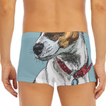 Drawing Jack Russell Terrier Print Men's Short Boxer Briefs