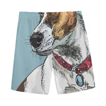 Drawing Jack Russell Terrier Print Men's Sports Shorts