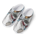 Drawing Jack Russell Terrier Print Mesh Casual Shoes