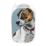 Drawing Jack Russell Terrier Print Mesh Laundry Hamper