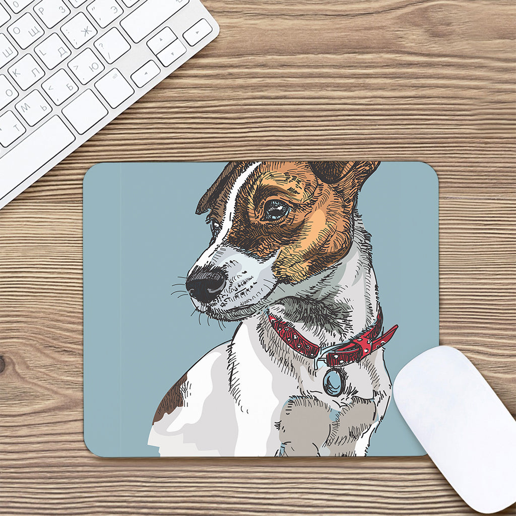 Drawing Jack Russell Terrier Print Mouse Pad