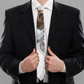 Drawing Jack Russell Terrier Print Necktie