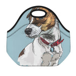 Drawing Jack Russell Terrier Print Neoprene Lunch Bag