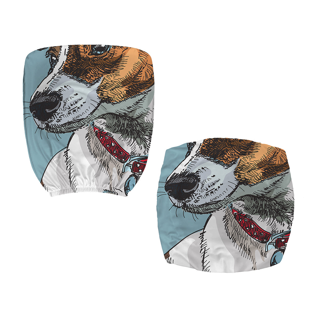 Drawing Jack Russell Terrier Print Office Chair Cover