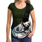 Drawing Jack Russell Terrier Print Pet Sling Carrier