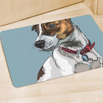 Drawing Jack Russell Terrier Print Polyester Doormat
