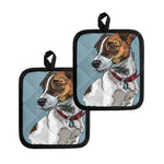 Drawing Jack Russell Terrier Print Pot Holders