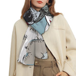 Drawing Jack Russell Terrier Print Scarf