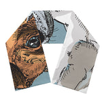 Drawing Jack Russell Terrier Print Scarf