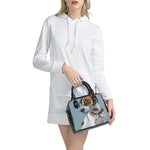 Drawing Jack Russell Terrier Print Shoulder Handbag