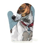 Drawing Jack Russell Terrier Print Single Oven Mitt