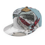 Drawing Jack Russell Terrier Print Snapback Cap