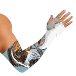 Drawing Jack Russell Terrier Print Sun Protection Arm Sleeves