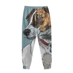 Drawing Jack Russell Terrier Print Sweatpants